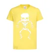 Детская футболка skeleton Лимонный фото
