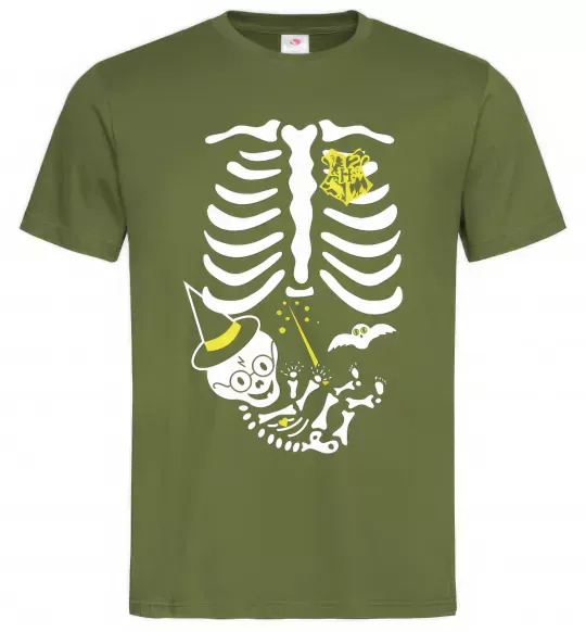 Чоловіча футболка Harry Оливковий фото