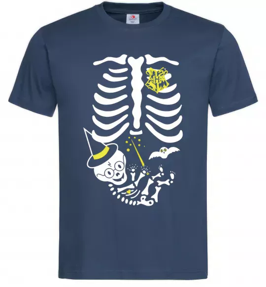 Чоловіча футболка Harry Темно-синій фото