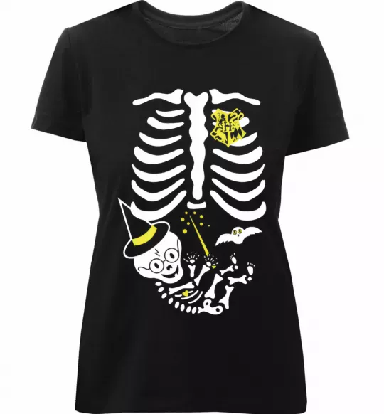 Женская премиум футболка Harry Черный фото