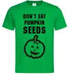 Мужская футболка dont eat pumpkin seeds Зеленый фото