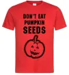 Мужская футболка dont eat pumpkin seeds Красный фото
