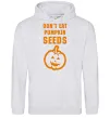 Чоловіча толстовка (худі) dont eat pumpkin seeds Сірий меланж фото