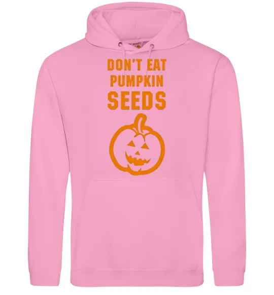 Женская толстовка (худи) dont eat pumpkin seeds Розовый фото