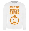 Свитшот dont eat pumpkin seeds Белый фото