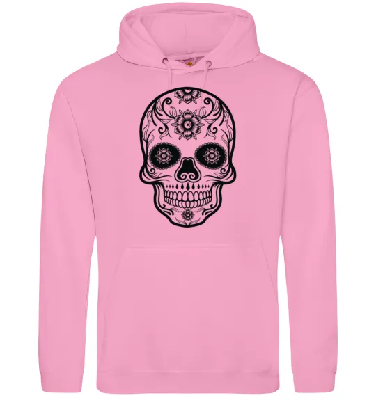Чоловіча толстовка (худі) mexican skull Рожевий фото