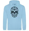 Жіноча толстовка (худі) mexican skull Блакитний Жіноча толстовка (худі) mexican skull Блакитний фото