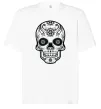 Футболка Оверсайз mexican skull Белый фото