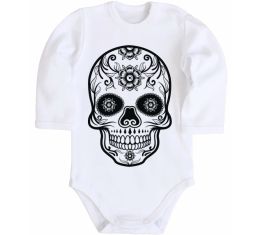 Детский боди mexican skull