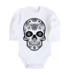Дитячий бодік mexican skull Білий фото