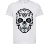 Дитяча футболка mexican skull Білий фото