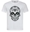 Мужская футболка mexican skull Белый Мужская футболка mexican skull Белый фото