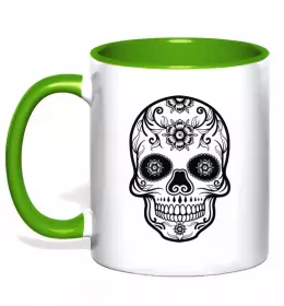 Чашка с цветной ручкой