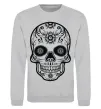 Світшот mexican skull Сірий меланж фото