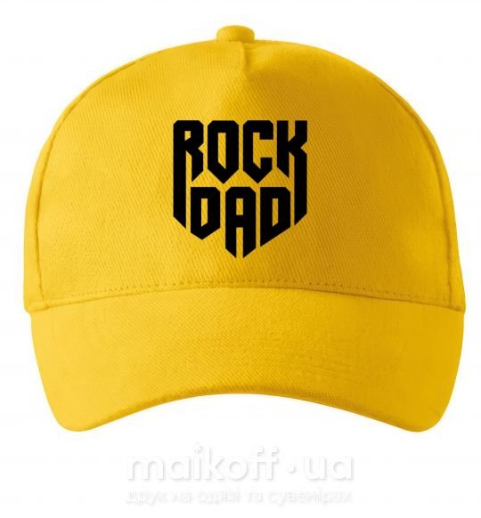 Кепка Rock dad Солнечно желтый фото