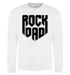 Світшот Rock dad Білий фото