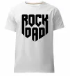 Мужская премиум футболка Rock dad Белый Мужская премиум футболка Rock dad Белый фото
