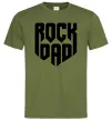 Мужская футболка Rock dad Оливковый Мужская футболка Rock dad Оливковый фото