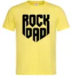 Мужская футболка Rock dad Лимонный Мужская футболка Rock dad Лимонный фото