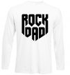 Лонгслів Rock dad Білий фото