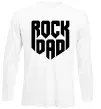 Лонгслив Rock dad Белый фото