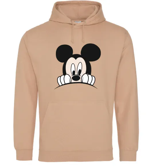 Мужская толстовка (худи) MICKEY Песочный фото