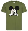 Чоловіча футболка MICKEY Оливковий фото