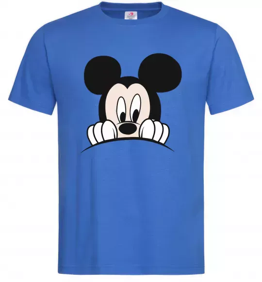 Чоловіча футболка MICKEY Яскраво-синій фото