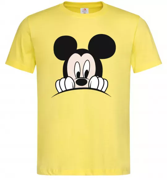 Чоловіча футболка MICKEY Лимонний фото