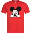 Чоловіча футболка MICKEY Червоний фото