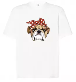 Футболка Оверсайз BOW BULLDOG Белый фото