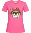 Жіноча футболка BOW BULLDOG Яскраво-рожевий фото
