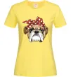 Жіноча футболка BOW BULLDOG Лимонний фото