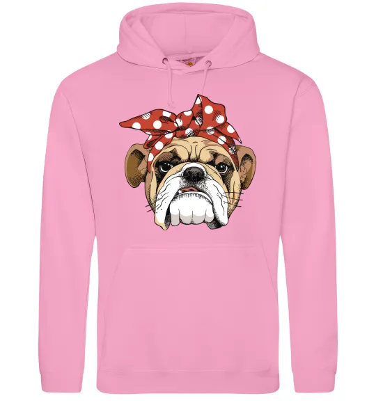 Жіноча толстовка (худі) BOW BULLDOG Рожевий фото