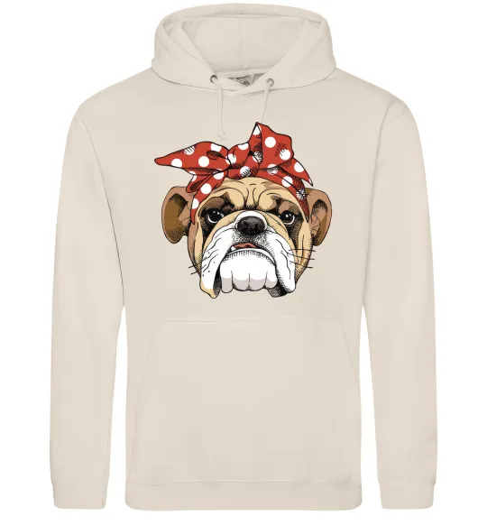 Женская толстовка (худи) BOW BULLDOG Таш фото