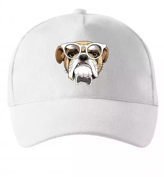 Кепка EYEGLASSES BULLDOG Белый фото