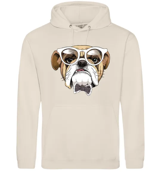 Мужская толстовка (худи) EYEGLASSES BULLDOG Таш фото