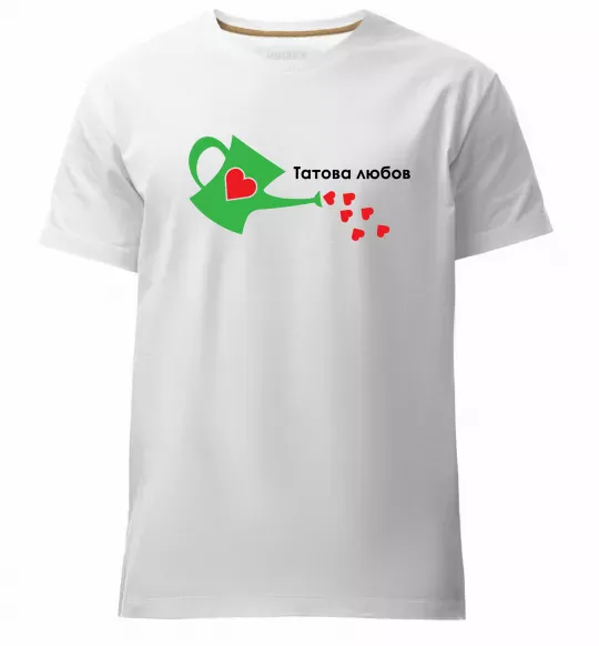 Мужская премиум футболка Татова любов Белый фото