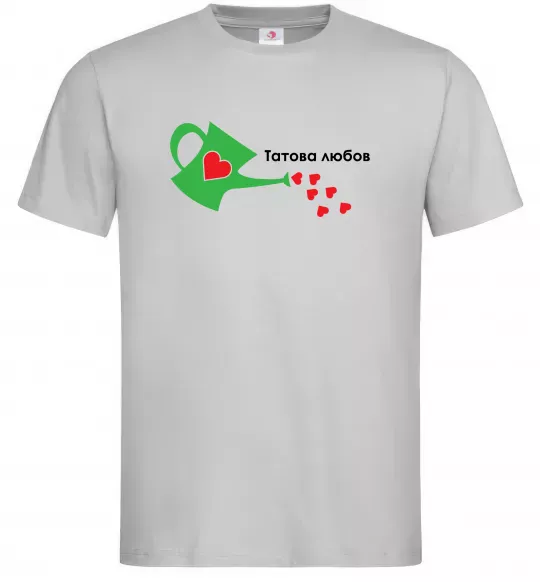 Мужская футболка Татова любов Серый фото