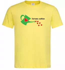 Мужская футболка Татова любов Лимонный фото