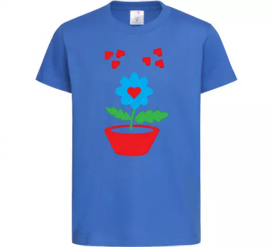 Детская футболка Любов Ярко-синий фото