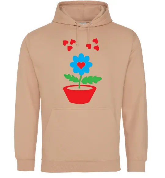 Чоловіча толстовка (худі) Любов Пісочний фото