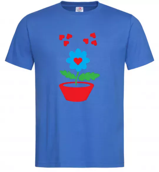 Мужская футболка Любов Ярко-синий фото