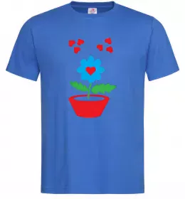 Мужская футболка Любов Ярко-синий фото