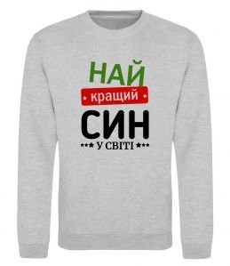 Світшот Найкращий син у світі (зірочки)