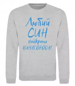 Свитшот Син воїна ЗСУ Белый фото Свитшот Син воїна ЗСУ Белый фото