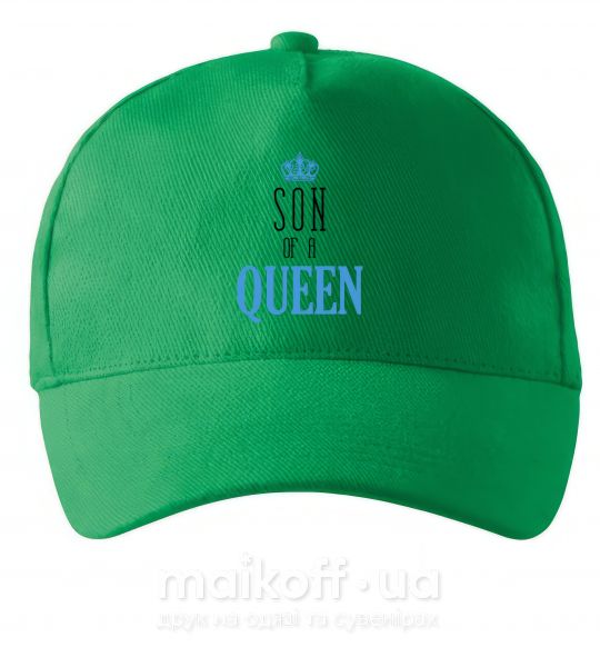 Кепка Son of a queen Зелений фото