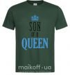 Чоловіча футболка Son of a queen Темно-зелений фото