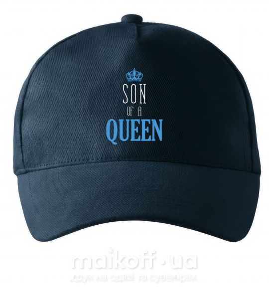 Кепка Son of a queen Темно-синий фото