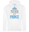 Жіноча толстовка (худі) Mother of a prince Білий фото
